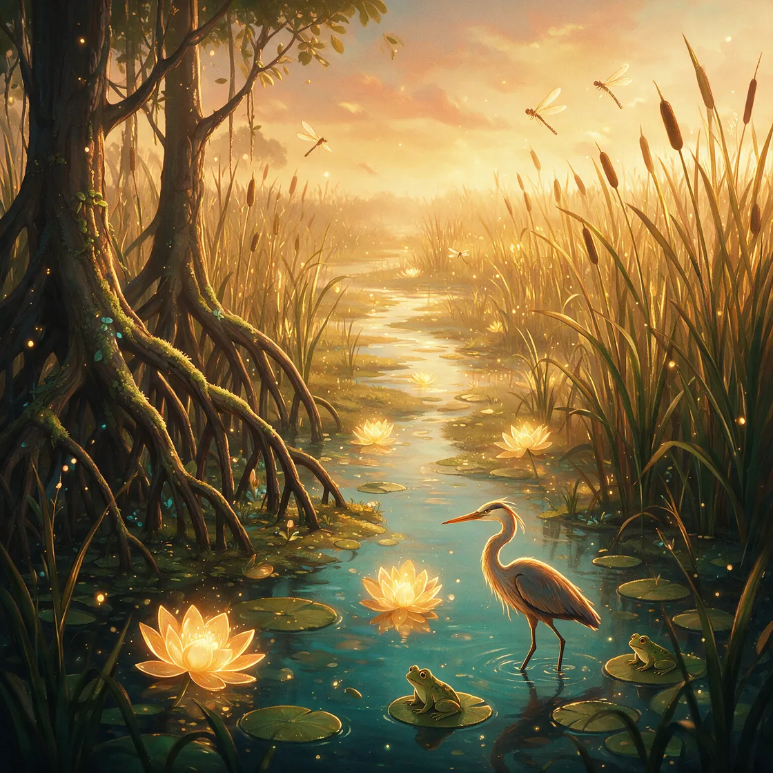 Golden Marsh, o pântano dourado do verão