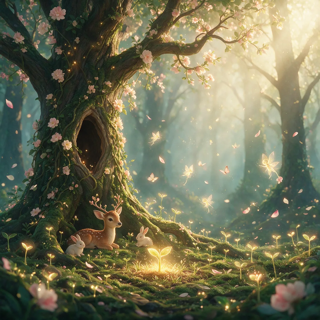 Velvet Grove, o bosque da primavera