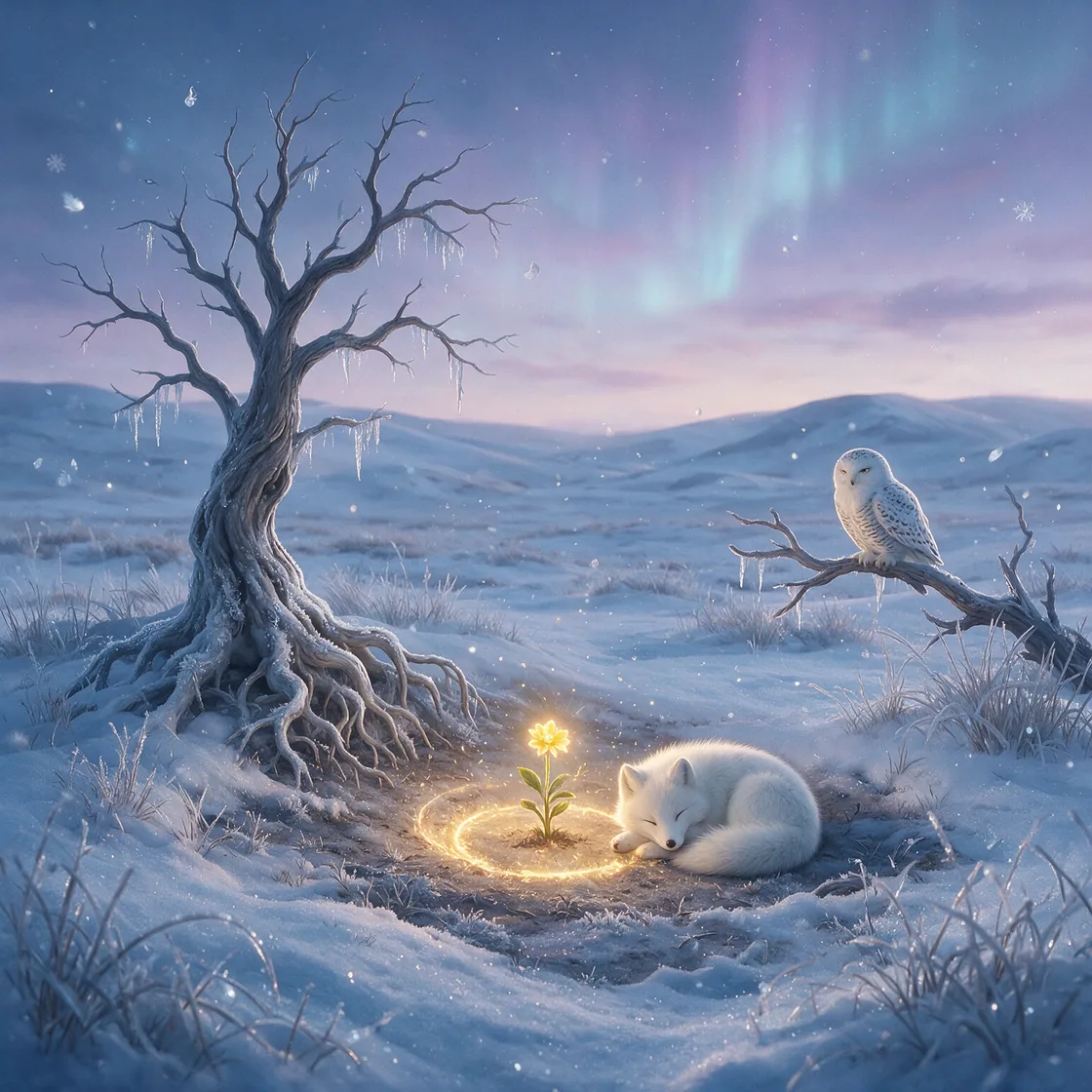 Whispering Tundra, a tundra do inverno